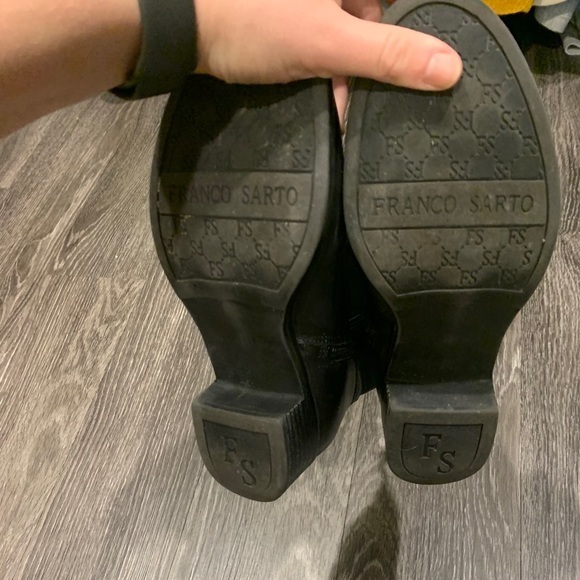 Franco Sarto Brown Black Riding Boots 7.5 Tall‎ - Picture 5 of 7